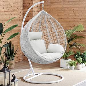 Design de mode mobilier d'intérieur et d'extérieur salon balcon jardin <span class=keywords><strong>suspendu</strong></span> patio oeuf balançoire à un siège chaise suspendue avec support - Product Image 2