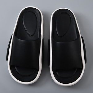 Tongs d'été pour hommes, antidérapantes, à semelle épaisse, augmentant la taille, en EVA respirant, sandales de plage, taille 40-45, noir, kaki, vert - Product Image 4