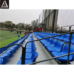 Gradins portables en aluminium pour extérieur, 35 m, 5 rangées, gradins de stade, sièges de gradins, bancs en aluminium, gradins métalliques, sièges de bancs - Product Image 2