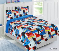 Ensemble de couette complet pour enfants hiver couette ensembles de couette literie lit simple enfants dessin animé ensembles de couette avec impression 3d