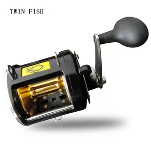 Carretel de pesca Zhuorun Série 12000 7 + 1bb 25kg, alta capacidade para água salgada, mar e barco, roda de metal durável para pesca, uso em rios