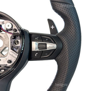 Volante de cuero completo para <span class=keywords><strong>BMW</strong></span> E46gtr E90 E91 E92 E93 E46 Gtr M3gtr M3gt M3crt M3gts 316 318 320 328 330 335 340 Ci Ti I d - Product Image 2