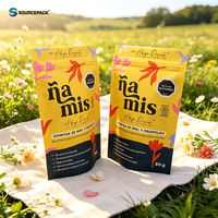Sachets refermables personnalisés imprimés en gros, de qualité alimentaire, pour bonbons gélifiés et snacks