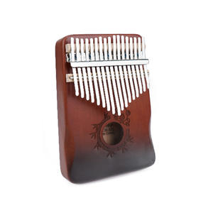 Kalimba Thumb Piano 17 teclas con instrucción de estudio y martillo de afinación, portátil Mbira <span class=keywords><strong>Sanza</strong></span> Finger Piano, regalo para niños adultos Beginn - Product Image 3