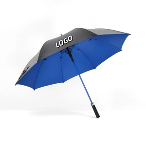 Branded Promotional Wind Proof Automatic Opening Portable Stick Straight Umbrella With Custom Logo