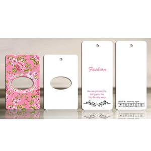 Étiquette suspendue en papier couché de haute qualité, élégante, pour bébé et enfant, avec logo personnalisé imprimé - Product Image 1