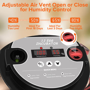 Incubateur domestique multifonctionnel avec affichage numérique LED de conception silencieuse Grande aide pour l'amusement et l'éducation en famille - Product Image 2