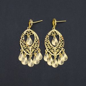 ต่างหูห้อยทรงหยดน้ำชุบทอง 24K ยี่ห้อ JXX ดีไซน์คลาสสิกทันสมัย เหมาะสำหรับงานแต่งงาน ผลิตจากโรงงาน ขายส่ง - Product Image 2