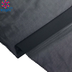 Mẫu Miễn Phí 150Gsm Đàn Hồi 125Cm Đan Polyester Spandex Thoải Mái Dễ chịu <span class=keywords><strong>Net</strong></span> Điện Màu Đen Lưới Hữu Cơ Vải Thể Thao Vải - Product Image 5