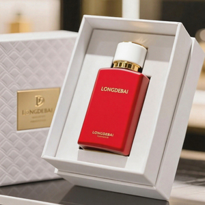 New Arrival Women White <b>Perfume</b> Glass <b>Bottle</b> Clear Empty Crimp Square Pump 30ml 50ml 100ml <b>Perfume</b> <b>Bottle</b> with Gift Box - Product Image 4