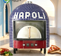 Oven Pizza 260c Oven Pizza Putar Oven Pizza dengan Pembakar Oven Pizza Komersial Oven Pizza Listrik