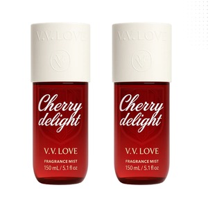 2*150ml Vv Love - Cherry Delight - Bruma Corporal Perfumada para Mujer, Aroma Dulce a Cereza, Larga Duración - Product Image 1
