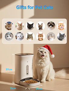 New Series 4.5L <b>Smart</b> Pet Feeder <b>Camera</b> Remote Control <b>Wifi</b> Tuya <b>Smart</b> Mobile Phone App Automatic Cat Dog Pet Food Feeder - Product Image 3