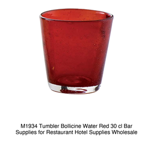 แก้วน้ำทรงกลมสีแดง 30 ซล. สูง 9 ซม. เส้นผ่านศูนย์กลาง 8.6 ซม. รุ่น M1934 - Product Image 2