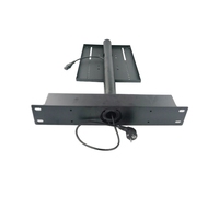 Télécommande électrique TV motorisée LCD support de montage élévateur sur le bureau de l'armoire rotation de 360 degrés SPCC VESA support de personnalisation