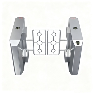 Torniquete de Puerta Abatible Speedlane con Apertura de 0.2s, Motor sin Escobillas, Acero Inoxidable, Reconocimiento Facial, Tarjeta IC, Bidireccional, IP55, Anti-Embutidos - Product Image 1