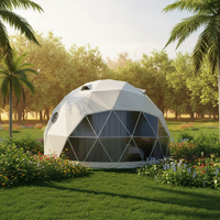 Dôme de glamping commercial de 6 m, robuste, pour mariages et événements d'entreprise