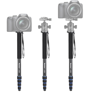 Manbily-trípode portátil ligero de aleación de aluminio, A-222 + CÁMARA DE M-1 <span class=keywords><strong>DSLR</strong></span>, monopié telescópico - Product Image 6