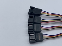 Adaptateur de faisceau de câbles électroniques HONSHI JST SM2.5 4 broches SH1.0 Molex, gaine isolante en PVC, conducteur en cuivre nu, 220V, personnalisé