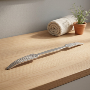Escofina raspatoria de hueso Putti de acero inoxidable con logotipo personalizado de alta calidad, ortopédica plana de doble extremo de 27 cm fabricada por Shu & Co - Product Image 3