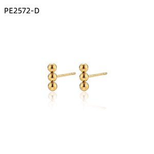 เอมี่ เอมี่ต่างหูสแตนเลสทรงกลมคลาสสิกของขวัญเครื่องประดับสตรี PE2572 - Product Image 3