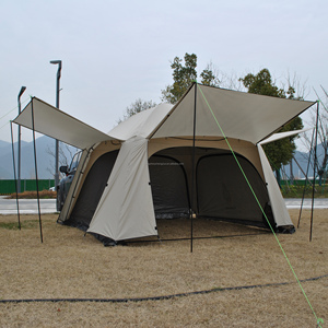 <span class=keywords><strong>Tiple</strong></span> Layers SUV Carpa Car Camping Car Carpa-Portón trasero Carpa SUV Carpas para acampar, Carpa para dormir para 4 personas, Carpas para automóviles con toldo - Product Image 3