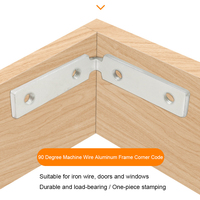 Support d'angle triangulaire à angle droit galvanisé en forme de L en fer plat personnalisé pour bureau à domicile et entrepôt