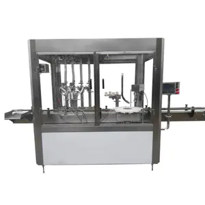 Automatic 4 nozzle filling machine hand washing liquid filling and capping machine detergent filling machine