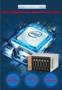 Mini-serveur NAS 6 baies Intel N5105 N100 N150 N305 N355 <span class=keywords><strong>Celeron</strong></span> <span class=keywords><strong>N6005</strong></span> DDR4 64 Go 42.5G LAN NVMe SATA RAID pour hôte industriel DP - Product Image 3