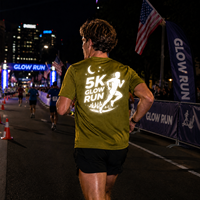 T-shirt de course réfléchissant avec logo personnalisé, séchage rapide, impression réfléchissante pour événements nocturnes