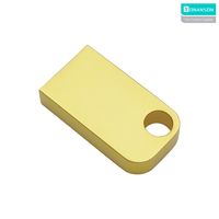 Flashdisk Mini Metal 2.0 4GB hingga 128GB dengan Logo Custom, Keychain USB 3.0, Thumb Drive Portabel, Memory Stick untuk Hadiah & Promo