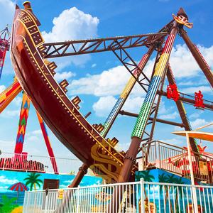 Équipement de parc d'attractions, jeu adulte palpitant, thème <span class=keywords><strong>pirate</strong></span>, manège <span class=keywords><strong>bateau</strong></span> <span class=keywords><strong>pirate</strong></span>, construction en fibre de verre intérieur/extérieur, à vendre - Product Image 3