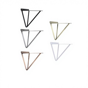 Soporte de Pared Triangular Minimalista Moderno, Escritorio Suspendido, Panel de Partición con Soporte de Carga, Ángulo de Fijación de Hierro para <span class=keywords><strong>Muebles</strong></span> - Product Image 1