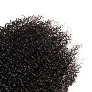 Extensions de cheveux bouclés crépus à clipser, fournisseur de cheveux humains afro crépus bouclés 3C 4A pour femmes, 120g/set, pour <span class=keywords><strong>tête</strong></span> entière - Product Image 5