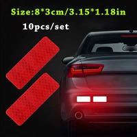 Accessoires de voiture avec autocollants réfléchissants en PVC Matériel de sécurité routière pour trophées Médailles et plaques