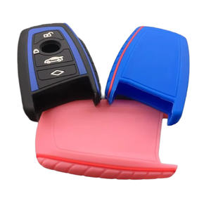 Housse de protection en silicone pour clé de voiture <span class=keywords><strong>BMW</strong></span> F10 F20 F30 Séries 1 3 5, étui souple en caoutchouc pour télécommande intelligente - Product Image 1