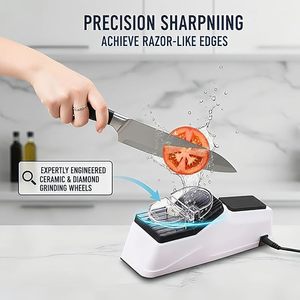 Afilador Eléctrico de Cocina Swifty <span class=keywords><strong>Sharp</strong></span>, Herramienta de Afilado Portátil, Mini Afilador de Tijeras - Product Image 3