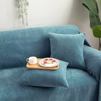 Couverture de luxe résistante au feu de sofa de Chenille de conception moderne confortable pour tapisser la maison