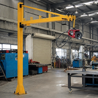 Fabricant professionnel de bras télescopiques de 5 m, 180 ° Alimentateur de fil industriel rotatif à flèche cantilever certifié CE pour usine électrique