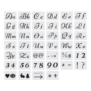 พลาสติกเปล่าสำหรับงานออกแบบฉลุสำหรับการวาดภาพวาด - Product Image 4