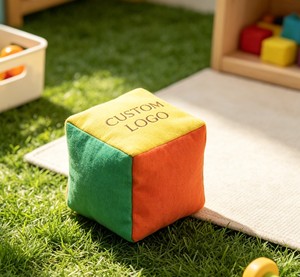 Jeu de lancer de sacs de sable portables en toile cube 7 couleurs avec LOGO personnalisé, mini sacs de sable, accessoires de jeu éducatifs pour enfants et adultes en extérieur - Product Image 4