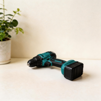 Bürstenloser Akku-Schlagbohrschrauber-Set 21V Lithium mit 10mm Schnellspannbohrfutter und Akku für DIY Heimrenovierung und Bauarbeiten