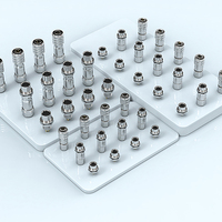 Conector Circular E-Weichat SF20 Push-Pull IP67 Impermeable 25A 500V de Aleación de Cobre y Zinc para Iluminación de Escenarios, Audio y Energía