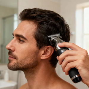 Kit de Afeitado Multifuncional Personalizado con Cuerpo Metálico, Recortadora de Barba y Cabello para Hombre - Product Image 2