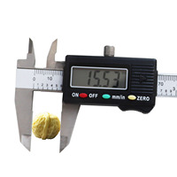 Calibrador Digital de Acero Inoxidable Endurecido Boasta Jewelry, Herramienta de Medición Vernier con Pantalla LCD en mm y Pulgadas, 0-150 mm con Medidor de Profundidad