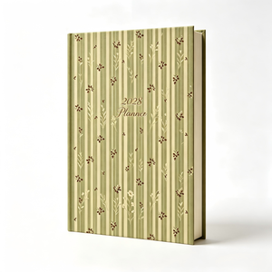 Agenda 2028 A5 con Copertina Rigida, Quaderno a Righe Verdi, Pianificatore Settimanale e Mensile con Segnalibro a Nastro - Product Image 3