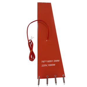 Calentador de Banda Flexible de Silicona Naranja con Controlador de Temperatura, Equipo de Calefacción Eléctrico de Temperatura Media 220V - Product Image 1