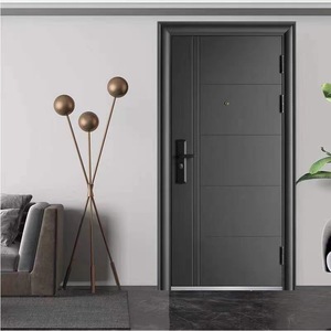 Puerta de Seguridad de Acero, Diseño Minimalista, Antirrobo, para Apartamentos - Product Image 4