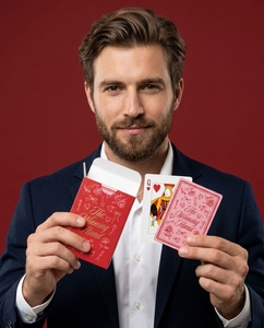 Cartas de Juego de Papel con Acabado Barnizado, Ecológicas, Duraderas, de Lujo, Negras, Personalizadas, al por Mayor de Fábrica, en Caja de Hierro, para la Familia - Product Image 6