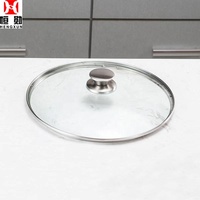 Vente en gros de couvercle en verre trempé couvercle en verre ustensiles de cuisine casseroles couvercle poignées et boutons pour poêle à frire T-Type G-Type C-Type